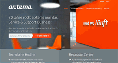 Desktop Screenshot of aixtema.de